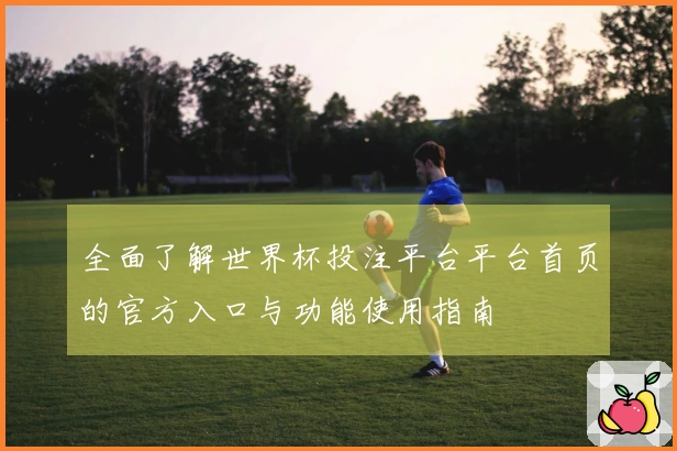 全面了解世界杯投注平台平台首页的官方入口与功能使用指南