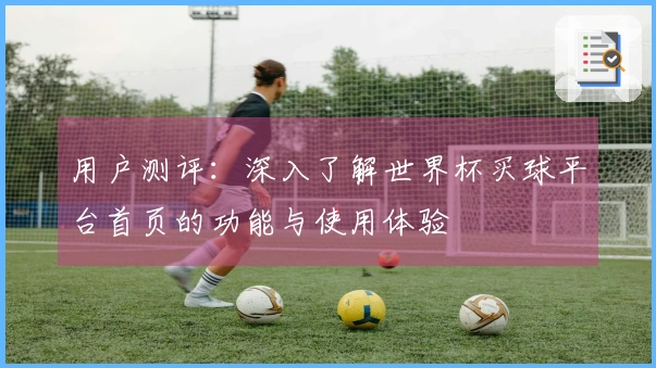 用户测评：深入了解世界杯买球平台首页的功能与使用体验